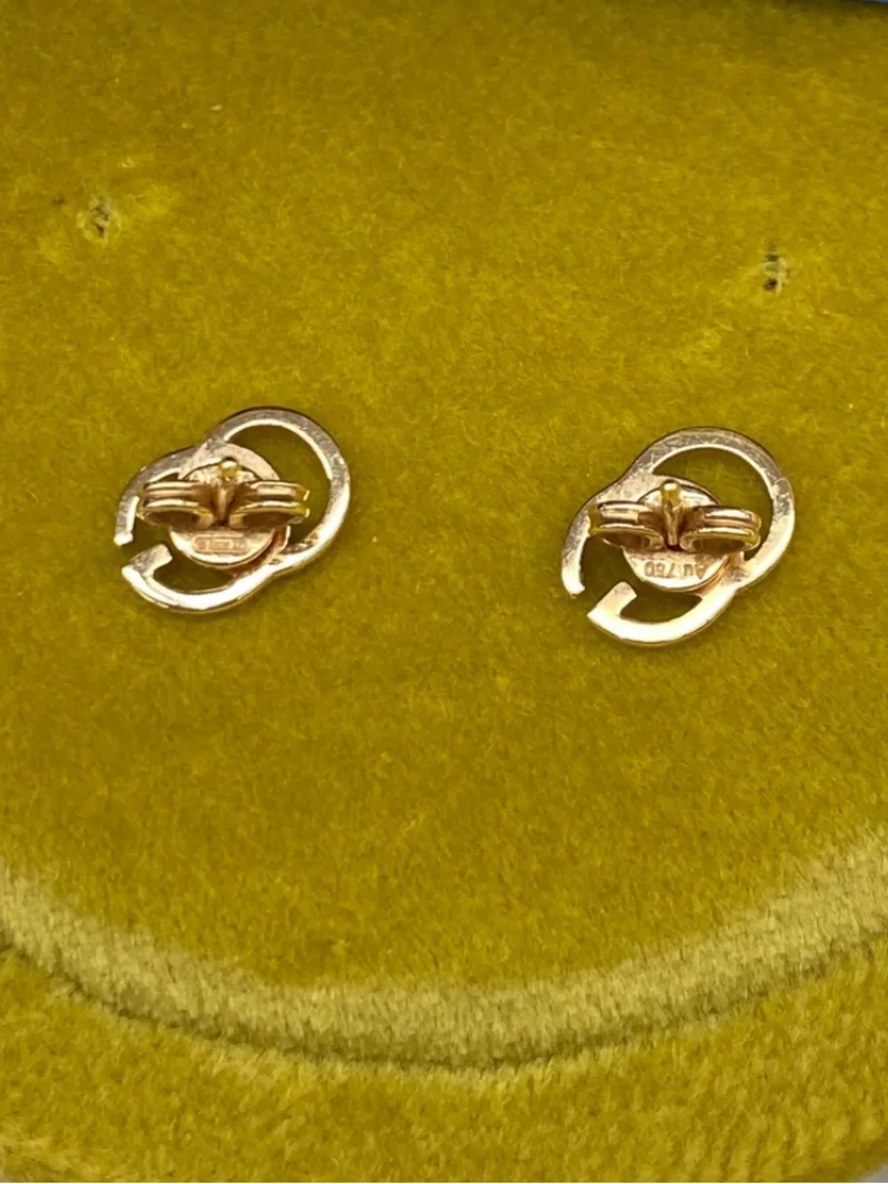 GUCCI 18k Gold Earrings - Picture 2 of 5